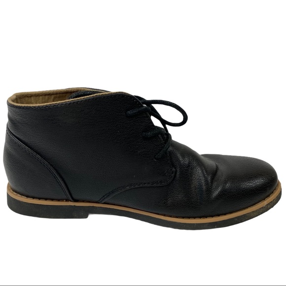 Perry Ellis America Chase Black Laceup Boots 6 - Picture 5 of 11